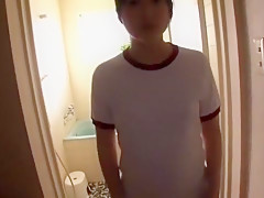 Horny Japanese whore Akira Matsushita in Amazing Blowjob, Showers JAV video