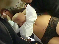 japan bus facial big tits kimono brunette