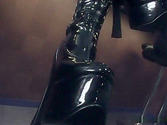 Asian slut in black Chihiro Asai gets rammed hard