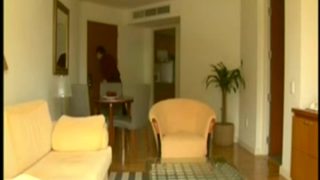 Beautiful Thai whore doing her job