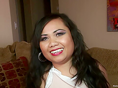 Chubby Asian Amateur Fucked By Two Men