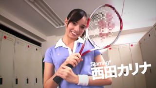 Exotic Japanese whore Karina Nishida in Best changing room, college JAV movie