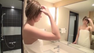 Horny Japanese model Yura Misaki in Hottest handjobs, showers JAV movie