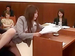 Japanese lawyer gets fucked by shadow