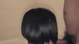 Korean Dilettante Pair Bath Sex