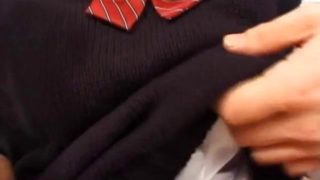 Nao Hirosue in uniform has hairy c – More at hotajp.com