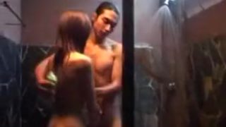 thai couple shower action