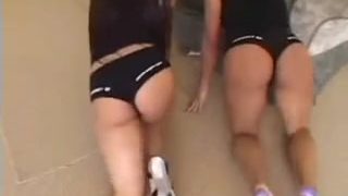 Thai sisters Lucy and Lily sharing a schlong