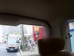 Horny Japanese chick Mami Orihara in Crazy Car, Public JAV scene