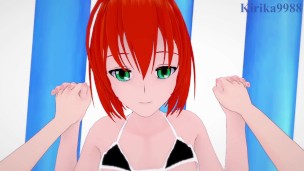 Chise Hatori and I have intense sex on the beach. – The Ancient Magus' Bride Hentai