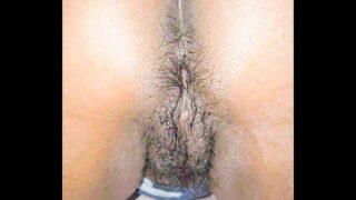 Nice view of my wifees hairy pussy