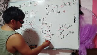 25 Álgebra: Calcular “X   Y” – Leyes de Exponentes – Matemáticas Sexuales – Milf Mature Monster Cock